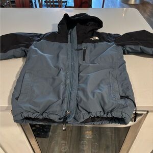 The North Face Kids Two-Tone Blue and Black Puffer Jacket